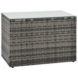 vidaXL 5-delige Loungeset met kussens poly rattan bruin