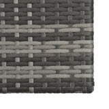 vidaXL 5-delige Loungeset met kussens poly rattan bruin