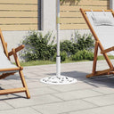 vidaXL Parasolvoet 48x48x33 cm gietijzer zwart