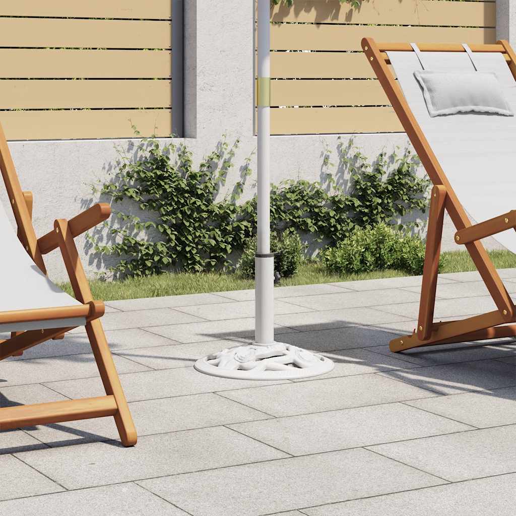 vidaXL Parasolvoet 48x48x33 cm gietijzer zwart