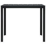 vidaXL Salontafel hout-look 78x78x74 cm HDPE wit