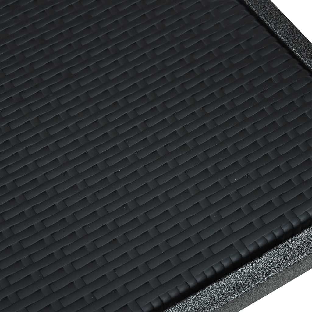 vidaXL Tuinstoel 4 st rattan-look kunststof wit