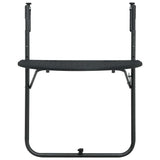vidaXL Balkontafel hangend 60x64x83,5 cm rattan-look kunststof wit