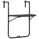 vidaXL Balkontafel hangend 60x64x83,5 cm rattan-look kunststof wit