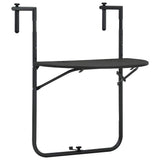 vidaXL Balkontafel hangend 60x64x83,5 cm rattan-look kunststof wit