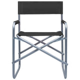 vidaXL Regisseursstoelen 2 st staal blauw
