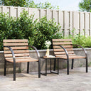 vidaXL Tuinstoelen 2 st hout
