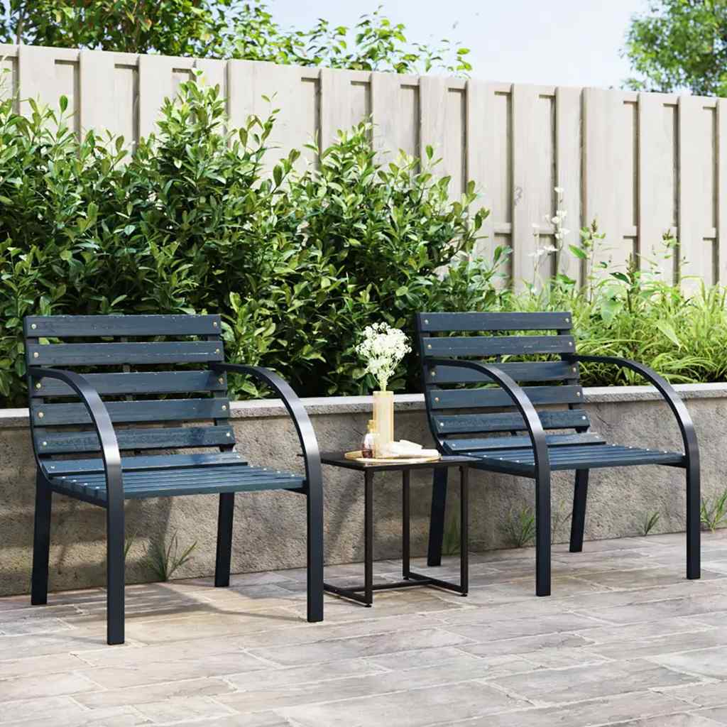 vidaXL Tuinstoelen 2 st hout