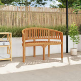 vidaXL Banana-shaped bench 180 cm solid teak wood