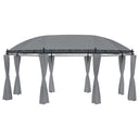 vidaXL Prieel met gordijnen 180 g/m² 520x349x255 cm taupe