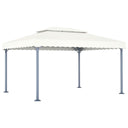 vidaXL Prieel 400x300 cm aluminium crème