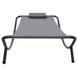 vidaXL Tuinbed 200x90 cm staal crème
