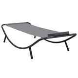 vidaXL Tuinbed 200x90 cm staal crème