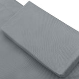 vidaXL Tuinbed 200x90 cm staal crème