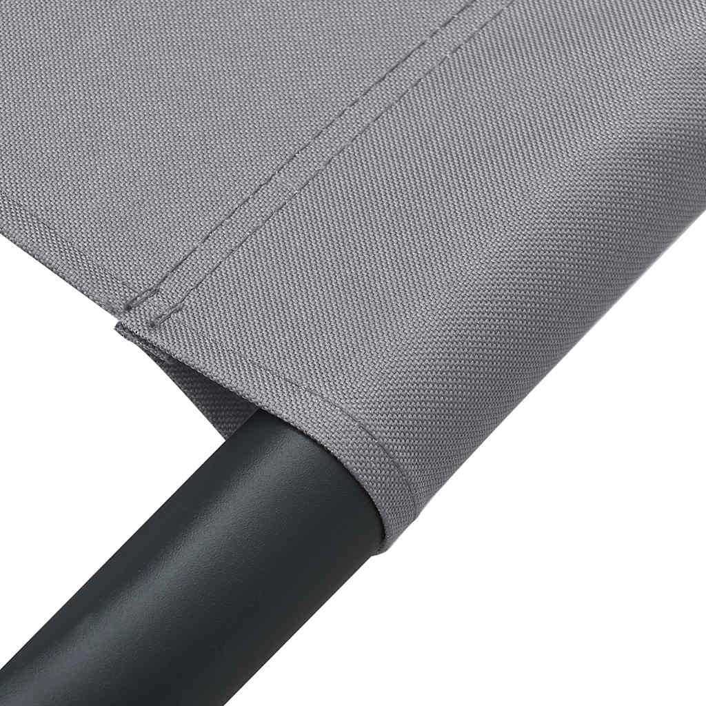 vidaXL Tuinbed 200x90 cm staal crème