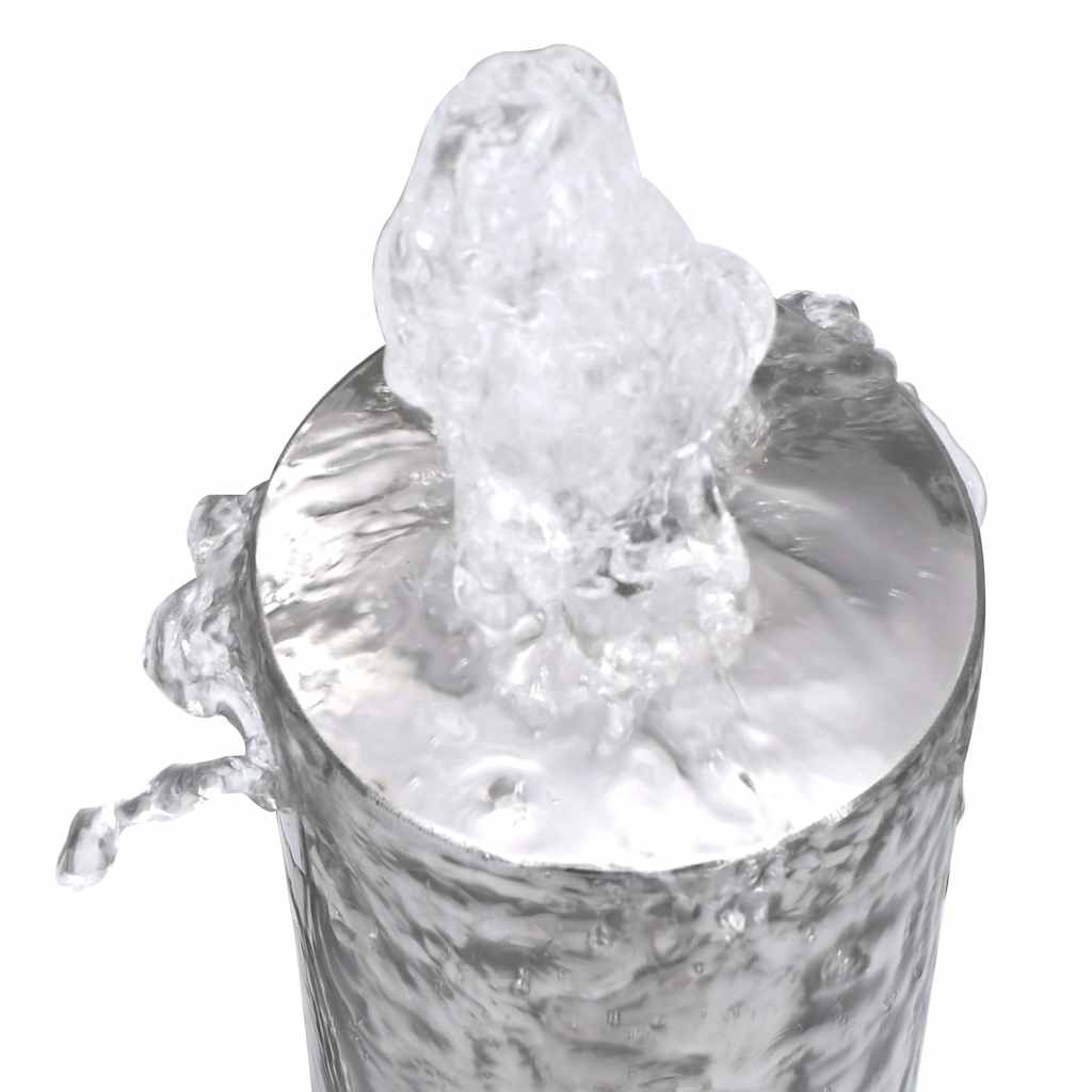vidaXL Garden Fountain 48x34x123 cm Stainless Steel Silver