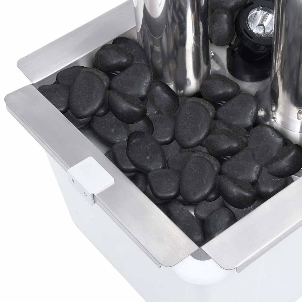 vidaXL Garden Fountain 48x34x123 cm Stainless Steel Silver