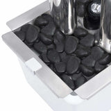 vidaXL Garden Fountain 48x34x123 cm Stainless Steel Silver