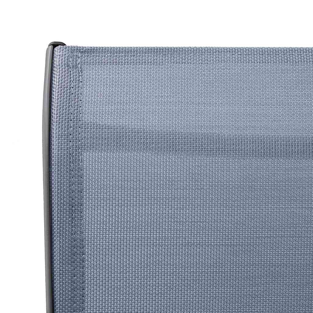 vidaXL Tuinbarstoelen 2 st textileen zwart