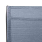 vidaXL Tuinbarstoelen 2 st textileen zwart