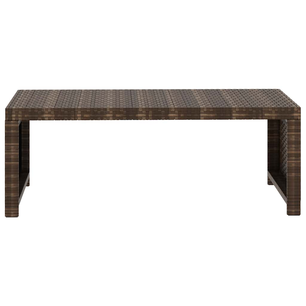 vidaXL 5-delige Loungeset met kussens poly rattan zwart