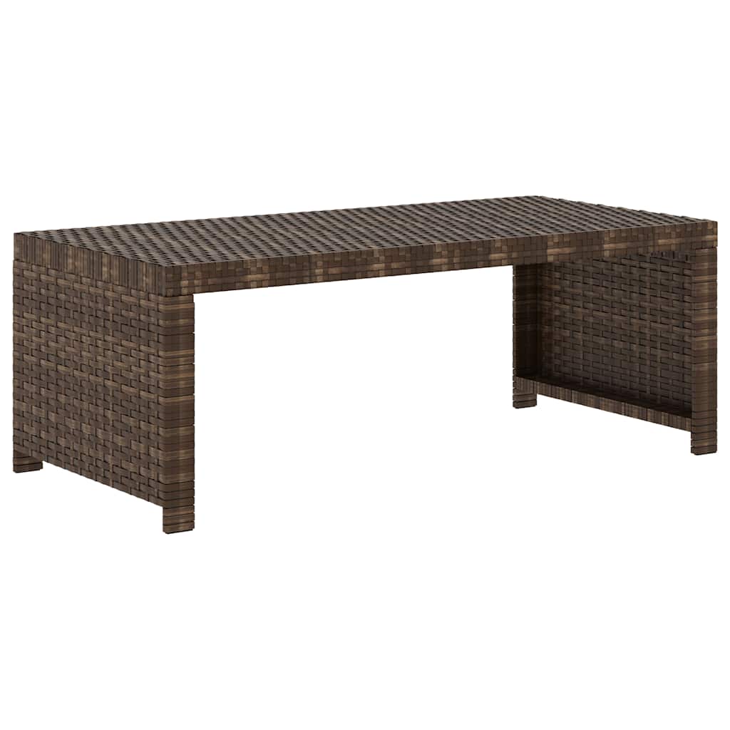 vidaXL 5-delige Loungeset met kussens poly rattan zwart