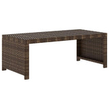 vidaXL 5-delige Loungeset met kussens poly rattan zwart