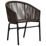 vidaXL Tuinstoelen 2 st PE-rattan zwart