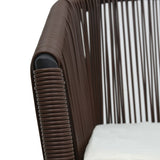 vidaXL Tuinstoelen 2 st PE-rattan zwart