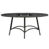 vidaXL 7-Piece Garden Dining Set with Cushions Poly Rattan Grey