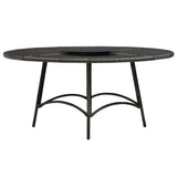 vidaXL 7-Piece Garden Dining Set with Cushions Poly Rattan Grey