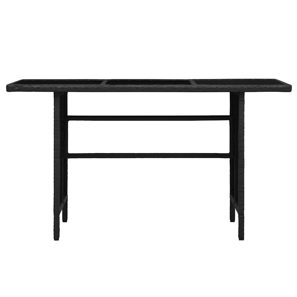vidaXL 3-delige Loungeset met kussens poly rattan bruin