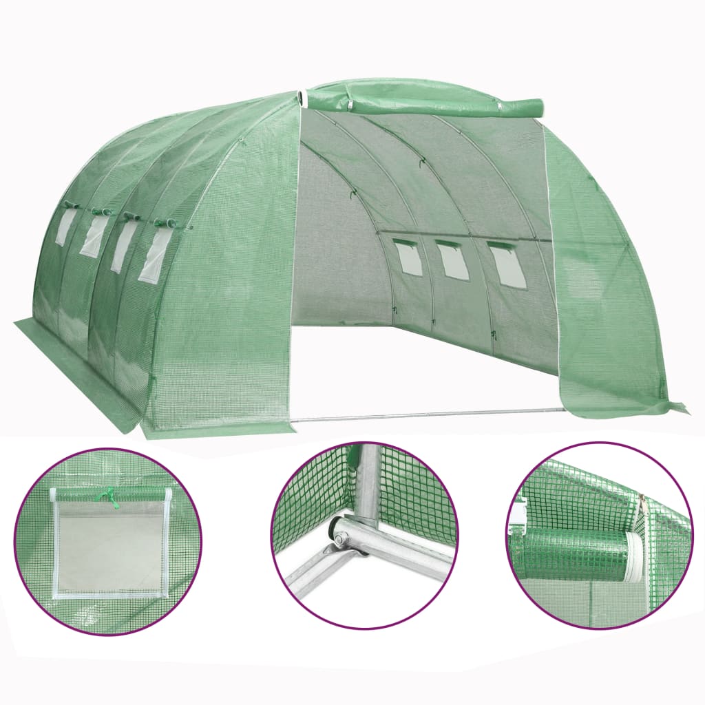 vidaXL Kas 4,5 m² 300x150x200 cm