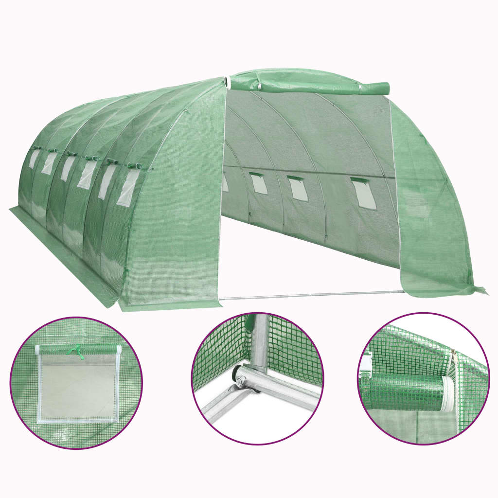 vidaXL Kas 4,5 m² 300x150x200 cm