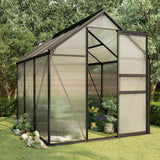 vidaXL Tuinkas 3,61 m³ aluminium antracietkleurig