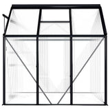 vidaXL Tuinkas 3,61 m³ aluminium antracietkleurig