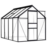 vidaXL Tuinkas 3,61 m³ aluminium antracietkleurig