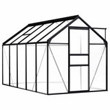vidaXL Tuinkas 3,61 m³ aluminium antracietkleurig