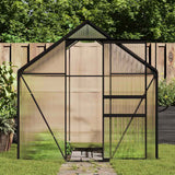 vidaXL Tuinkas 2,47 m³ aluminium antracietkleurig