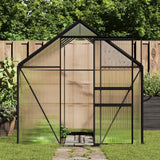 vidaXL Tuinkas 2,47 m³ aluminium antracietkleurig