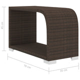 vidaXL 11-delige Loungeset met kussens poly rattan zwart