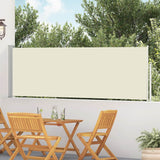 vidaXL Tuinscherm uittrekbaar 140x600 cm zwart
