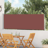 vidaXL Tuinscherm uittrekbaar 140x600 cm zwart