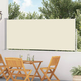 vidaXL Tuinscherm uittrekbaar 140x600 cm zwart