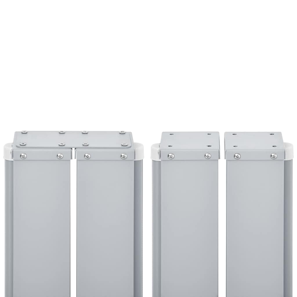 vidaXL Windscherm uittrekbaar 160x600 cm bruin