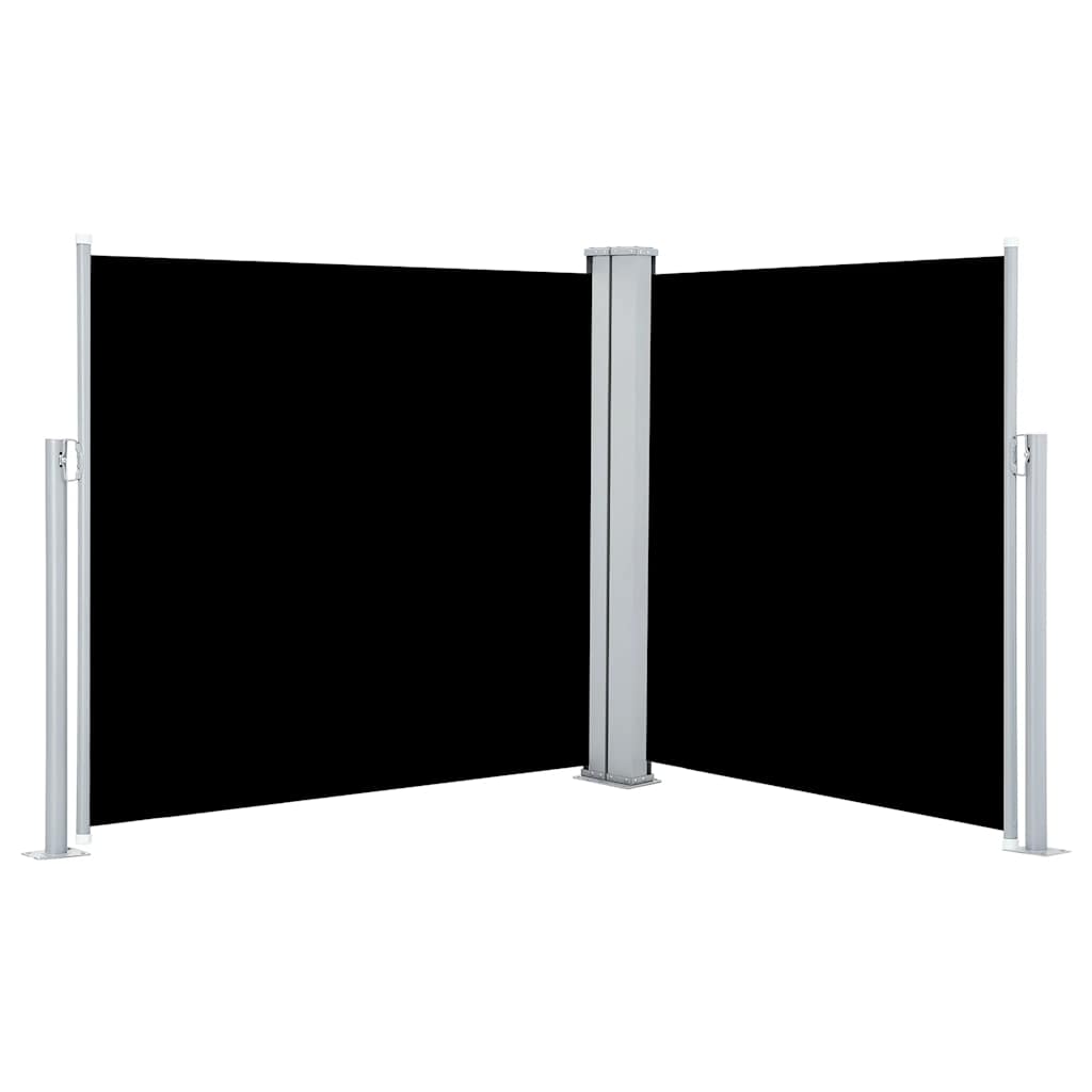 vidaXL Windscherm uittrekbaar 160x600 cm bruin