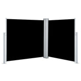vidaXL Windscherm uittrekbaar 160x600 cm bruin