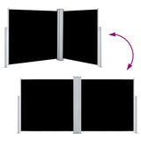 vidaXL Windscherm uittrekbaar 160x600 cm bruin