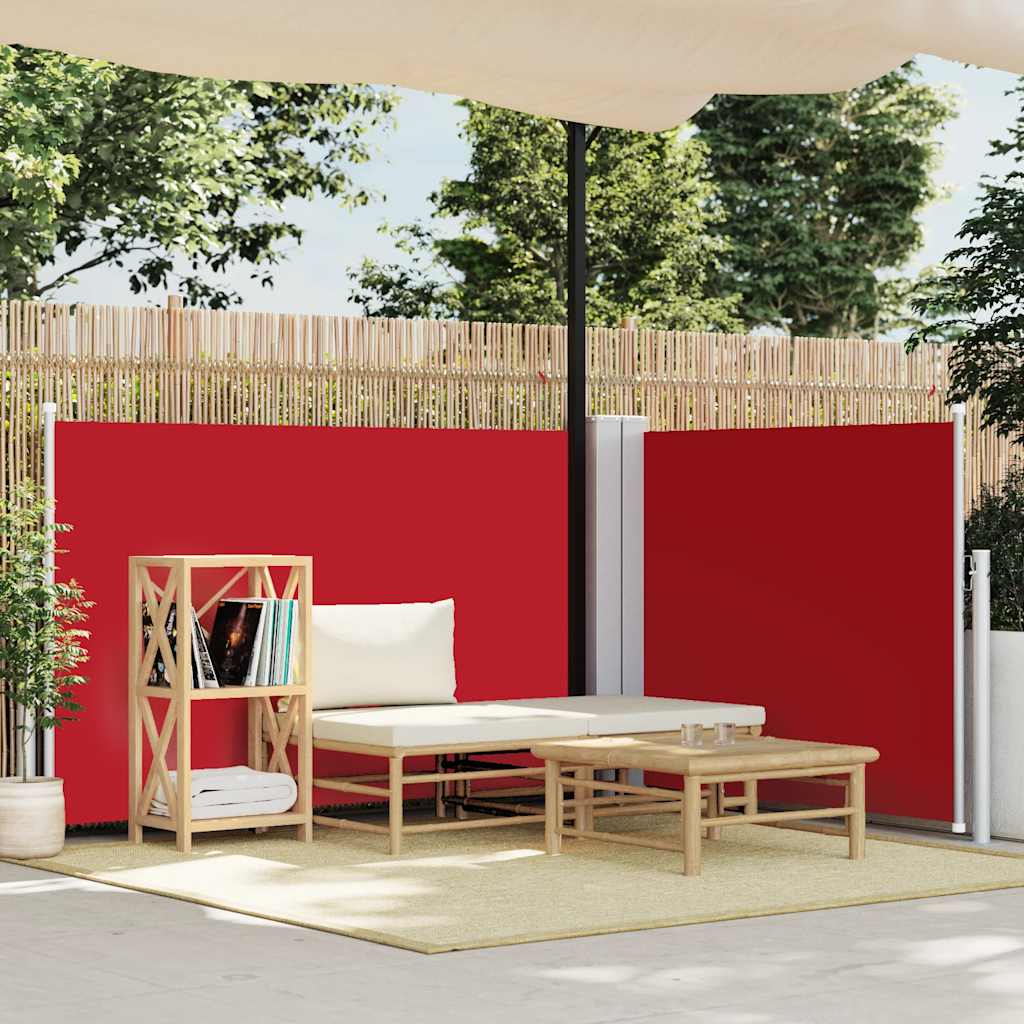 vidaXL Windscherm uittrekbaar 160x600 cm bruin