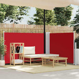 vidaXL Windscherm uittrekbaar 160x600 cm bruin